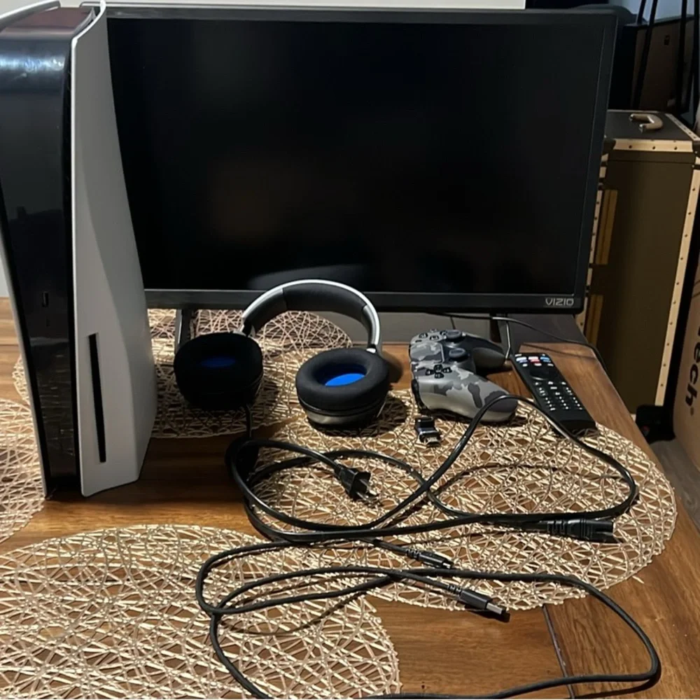 Gaming Console with Accessories